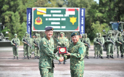 RBLF AND SINGAPORE ARMY CONCLUDE EXERCISE RINTIS BERSAMA 17/2017