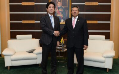 DEPUTY MINISTER OF DEFENCE RECEIVES COURTESY CALL FROM THE ADVISOR TO PRIME MINISTER OF JAPAN ON NATIONAL SECURITY