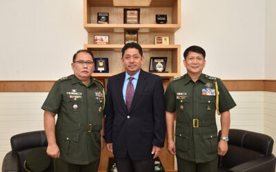 FAREWELL AND INTRODUCTORY CALL BY THE OUTGOING AND NEW PHILIPPINE’S DEFENSE ATTACHÉS TO MINDEF