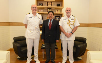 INCOMING AND OUTGOING DEFENCE ADVISERS OF NEW ZEALAND TO BRUNEI DARUSSALAM CALL ON PERMANENT SECRETARY