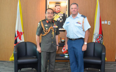 RBAF COMMANDER AND PERMANENT SECRETARY, MINISTRY OF DEFENCE RECEIVE SEPARATE CALLS FROM DEFENCE ADVISER OF CANADA