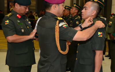 OFFICER CADET SCHOOL HOLDS APPOINTMENT AND OFFICIATING CEREMONIES FOR 17th INTAKE