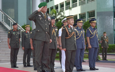 FAREWELL VISIT BY CHIEF OF DEFENCE FORCE OF THE TENTARA NASIONAL INDONESIA