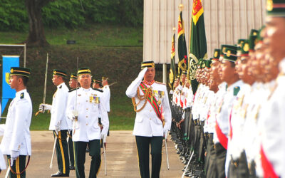HANDOVER CEREMONY FOR NEWLY APPOINTED COMMANDER OF ROYAL BRUNEI LAND FORCE