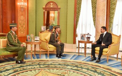 CROWN PRINCE GRANTS AUDIENCE TO OUTGOING AND NEW RBAF COMMANDERS