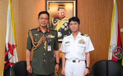 COMMANDER OF RBAF RECEIVES A COURTESY CALL FROM THE JAPAN MARITIME SELF-DEFENSE FORCE