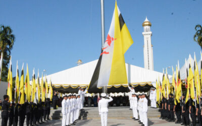 FLAG HOISTING CEREMONY TO MARK BRUNEI DARUSSALAM’S  34th NATIONAL DAY
