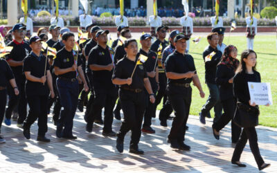 MINDEF AND RBAF TEAMS AT THE 34th NATIONAL DAY PARADE REHEARSAL