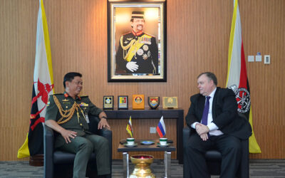 RBAF COMMANDER RECEIVES COURTESY CALL FROM AMBASSADOR OF THE RUSSIAN FEDERATION
