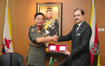 RBAF COMMANDER RECEIVES COURTESY CALL FROM HIGH COMMISSIONER OF PAKISTAN TO BRUNEI DARUSSALAM