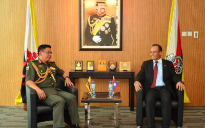 RBAF COMMANDER RECEIVES FAREWELL CALL FROM AMBASSADOR OF THE LAO PEOPLE’S DEMOCRATIC REPUBLIC TO BRUNEI DARUSSALAM