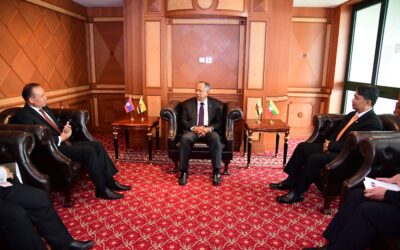 SECOND MINISTER OF DEFENCE HOSTS FAREWELL LUNCHEON WITH OUTGOING AMBASSADORS OF LAO PDR AND MYANMAR