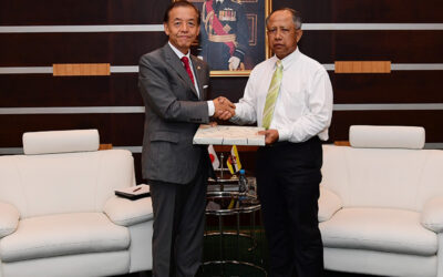 MINISTER OF DEFENCE II RECEIVES COURTESY CALL FROM AMBASSADOR OF JAPAN TO BRUNEI DARUSSALAM
