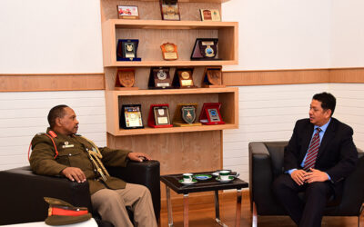 MINISTRY OF DEFENCE RECEIVES INTRODUCTORY CALL FROM NON-RESIDENT DEFENCE ADVISER OF SOUTH AFRICA ACCREDITED TO BRUNEI DARUSSALAM