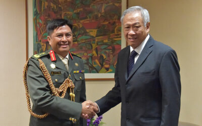 RBLF COMMANDER MAKES INTRODUCTORY VISIT TO REPUBLIC OF SINGAPORE