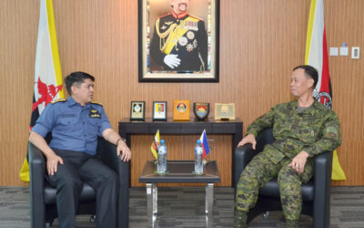 ACTING RBAF COMMANDER RECEIVES COURTESY CALL FROM REGIONAL JUNGLE WARFARE SYMPOSIUM KEYNOTE SPEAKER FROM THE REPUBLIC OF THE PHILIPPINES