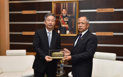 SECOND MINISTER OF DEFENCE RECEIVES FAREWELL CALL BY OUTGOING AMBASSADOR  OF REPUBLIC OF KOREA TO BRUNEI DARUSSALAM