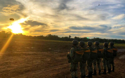 TWELVE PERSONNEL COMPLETED RBAF BASIC AIRBORNE  PARACHUTE COURSE