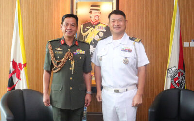 RBAF COMMANDER RECEIVE COURTESY CALL FROM THE DEFENCE ATTACHÉ OF THE REPUBLIC OF KOREA ACCREDITED TO BRUNEI DARUSSALAM