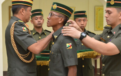 PROMOTION CEREMONY FOR OFFICER CADET