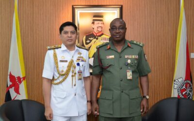ACTING RBAF COMMANDER RECEIVES COURTESY CALL FROM NIGERIAN ARMED FORCES NATIONAL DEFENCE COLLEGE