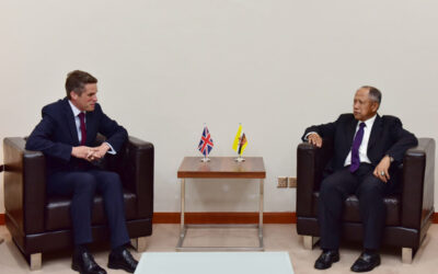 UK SECRETARY OF STATE FOR DEFENCE VISITS BRUNEI DARUSSALAM