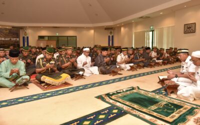​HIS ROYAL HIGHNESS PRINCE GENERAL HAJI AL-MUHTADEE BILLAH ATTEND THE 57th RBAF ANNIVERSARY THANKSGIVING CEREMONY