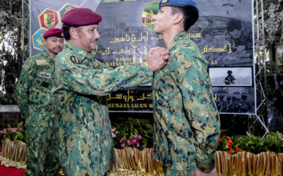 HIS MAJESTY GRACES THE RBAF 57th ANNIVERSARY GRAND PARADE CELEBRATION