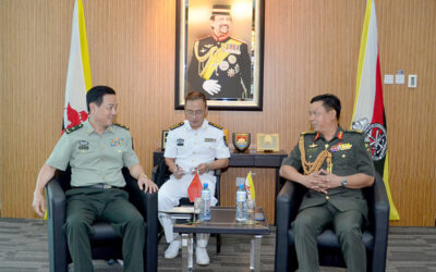 RBAF COMMANDER RECEIVES A COURTESY CALL FROM THE DEPUTY CHIEF OF JOINT STAFF OF SOUTHERN THEATER COMMAND OF THE CHINESE ARMED FORCES