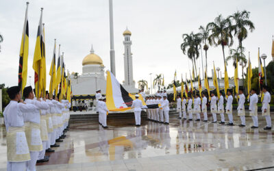 FLAG LOWERING CEREMONY CONCLUDES HIS MAJESTY’S 72ND BIRTHDAY CELEBRATIONS
