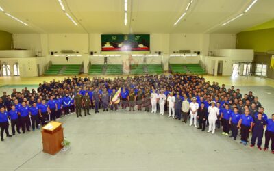FLAG HANDOVER TO THE CONTINGENT OF THE RBAF SPORTS COUNCIL