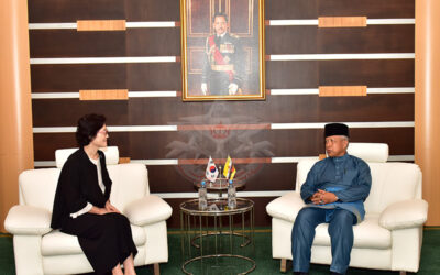AMBASSADOR OF THE REPUBLIC OF KOREA TO BRUNEI DARUSSALAM PAYS INTRODUCTORY CALL TO SECOND MINISTER OF DEFENCE