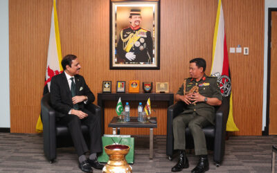 RBAF COMMANDER RECEIVES FAREWELL CALL FROM HIGH COMMISSIONER OF PAKISTAN TO BRUNEI DARUSSALAM