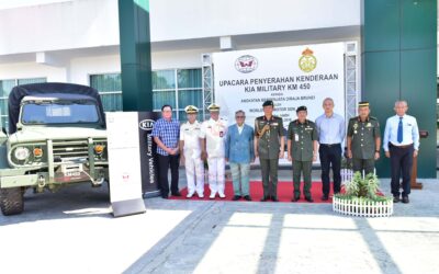 HANDOVER CEREMONY OF KIA MILITARY VEHICLE KM 450 TO RBAF