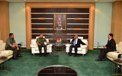 SECOND MINISTER OF DEFENCE RECEIVES JOINT CALL FROM OUTGOING AND INCOMING DEFENCE ATTACHÉS OF INDONESIA TO BRUNEI DARUSSALAM