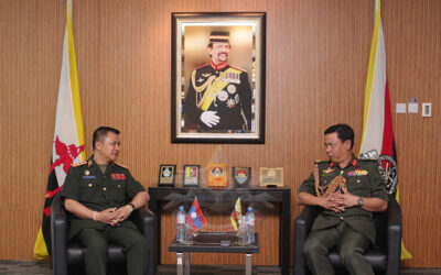 RBAF COMMANDER RECEIVES A COURTESY CALL FROM DEFENCE ATTACHÉ OF LAO PEOPLE’S DEMOCRATIC REPUBLIC ACCREDITED TO BRUNEI DARUSSALAM