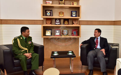 MINISTRY OF DEFENCE RECEIVES INTRODUCTORY CALL FROM THE DEFENCE ATTACHÉ OF MYANMAR ACCREDITED TO BRUNEI DARUSSALAM