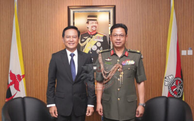 RBAF COMMANDER RECEIVES COURTESY CALL FROM SECRETARY-GENERAL MINISTRY OF DEFENCE OF INDONESIA