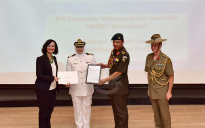 6 RBAF OFFICERS RECEIVED OBOE ENDEAVOUR AWARD