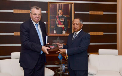 SECOND MINISTER OF DEFENCE RECEIVES COURTESY CALL FROM EXECUTIVE DIRECTOR OF UNITED NATIONS OFFICE ON DRUGS AND CRIME