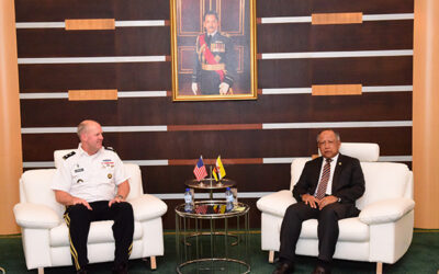 COURTESY CALL TO SECOND MINISTER OF DEFENCE BY DEPUTY COMMANDING GENERAL, UNITED STATES ARMY PACIFIC