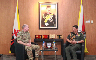 RBAF COMMANDER RECEIVES COURTESY CALL FROM DEPUTY COMMANDING GENERAL, UNITED STATES ARMY PACIFIC