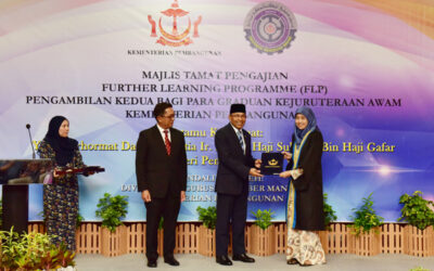 THREE MINDEF OFFICERS RECEIVE FLP POSTGRADUATE DIPLOMA IN PROFESSIONAL ENGINEERING