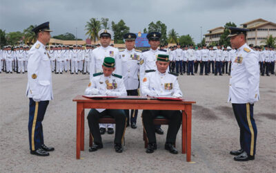 CHANGE OF COMMAND CEREMONY FOR SERGEANT MAJOR RBAF