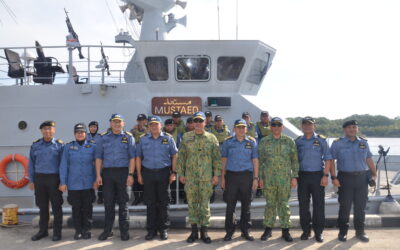 RBAF COMMANDER WORKING VISIT TO KDB MUSTAED