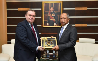 FAREWELL CALL BY RUSSIAN AMBASSADOR ON SECOND MINISTER OF DEFENCE