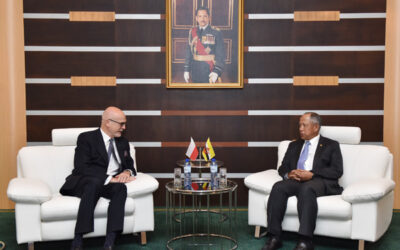 SECOND MINISTER OF DEFENCE RECEIVES SEPARATE INTRODUCTORY CALLS FROM AMBASSADOR OF POLAND AND LEBANON TO BRUNEI DARUSSALAM