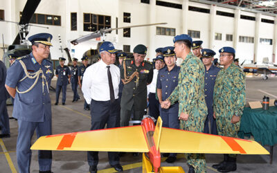 SECOND MINISTER OF DEFENCE VISITS ROYAL BRUNEI AIR FORCE