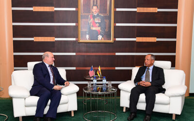 INTRODUCTORY CALL TO SECOND MINISTER OF DEFENCE BY AMBASSADOR OF THE UNITED STATES OF AMERICA TO BRUNEI DARUSSALAM