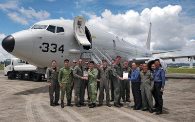 RBAF PERSONNEL JOINS MARITIME DOMAIN AWARENESS (MDA) DEMONSTRATION FLIGHT ONBOARD US NAVY’S P-8A AIRCRAFT